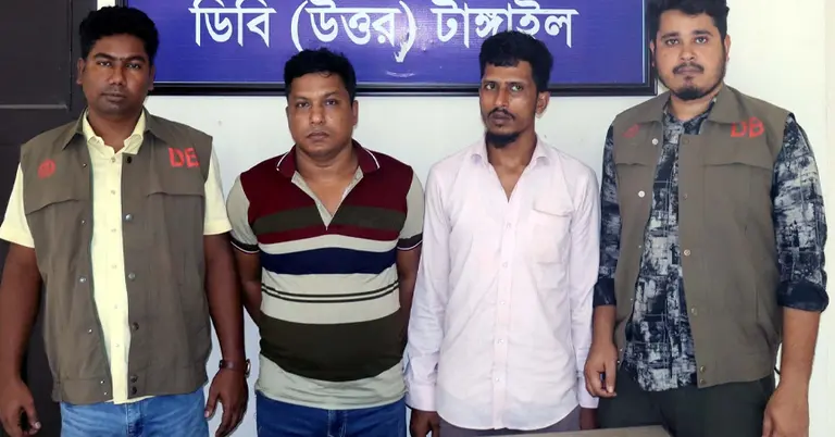 গ্রেপ্তারকৃত আসামিরা